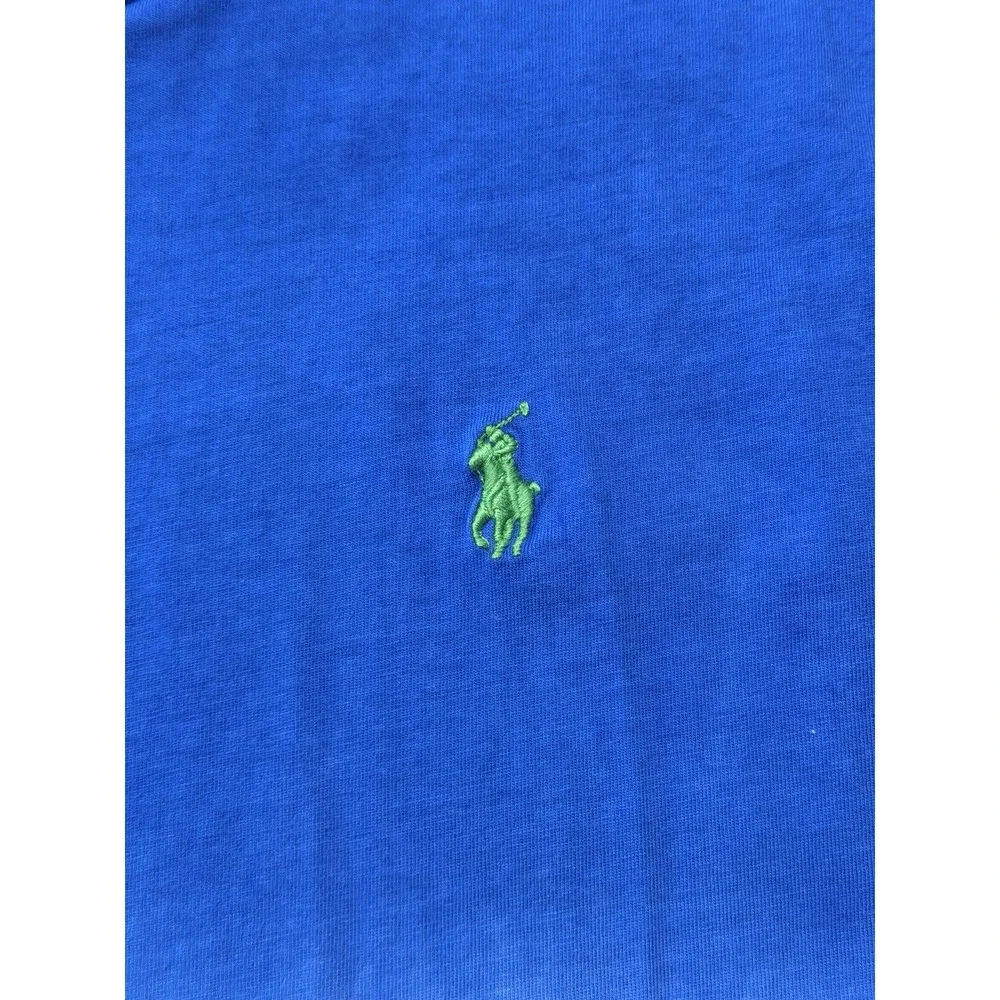 Polo Ralph Lauren Classic Fit Dip Dye T-Shirt Blue Orange Mens XL